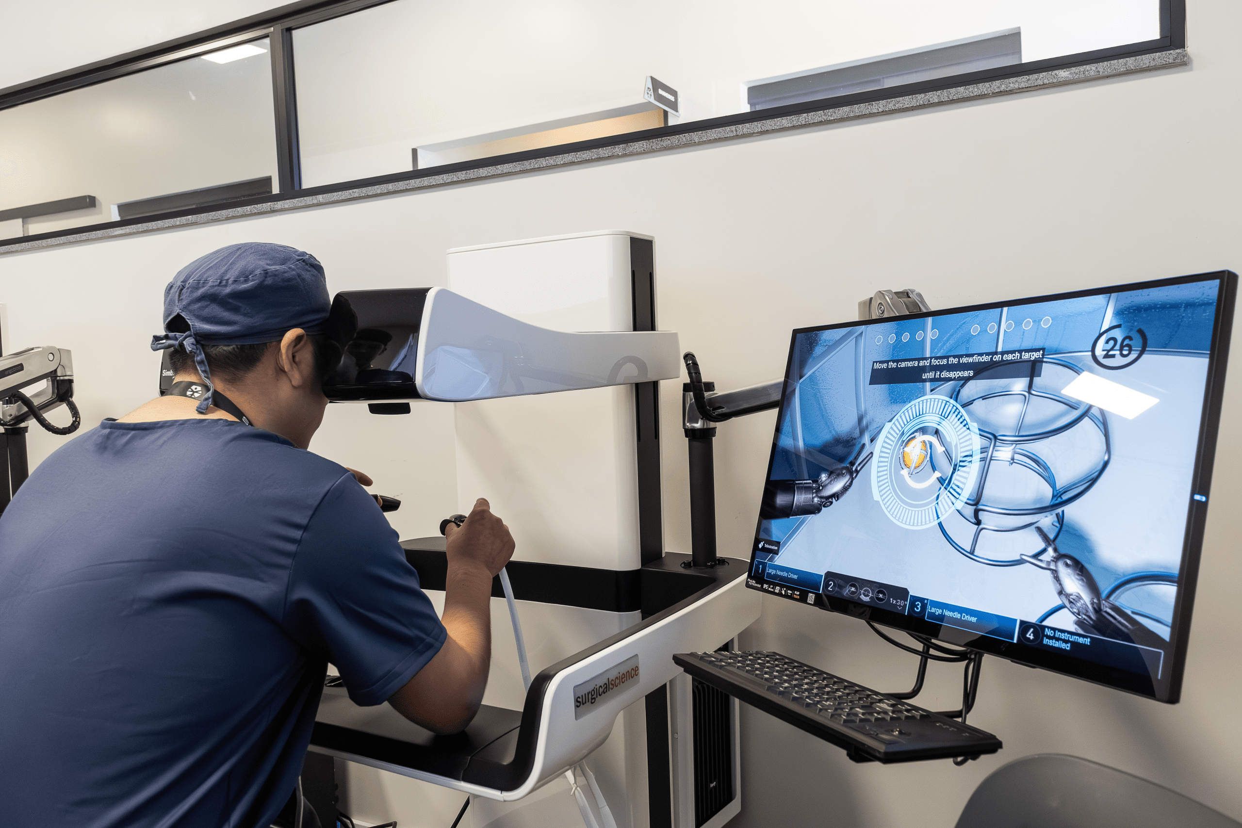 [Imagem de Treinamento em cirurgia robótica]